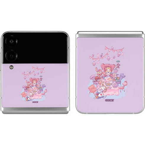 Disney Alice in Wonderland (animated) Mad Tea Party Galaxy Z Flip4 5G Skin